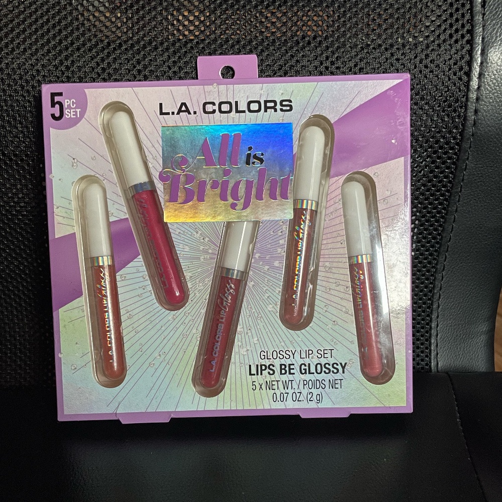 LA Colors 5 set lip glosses